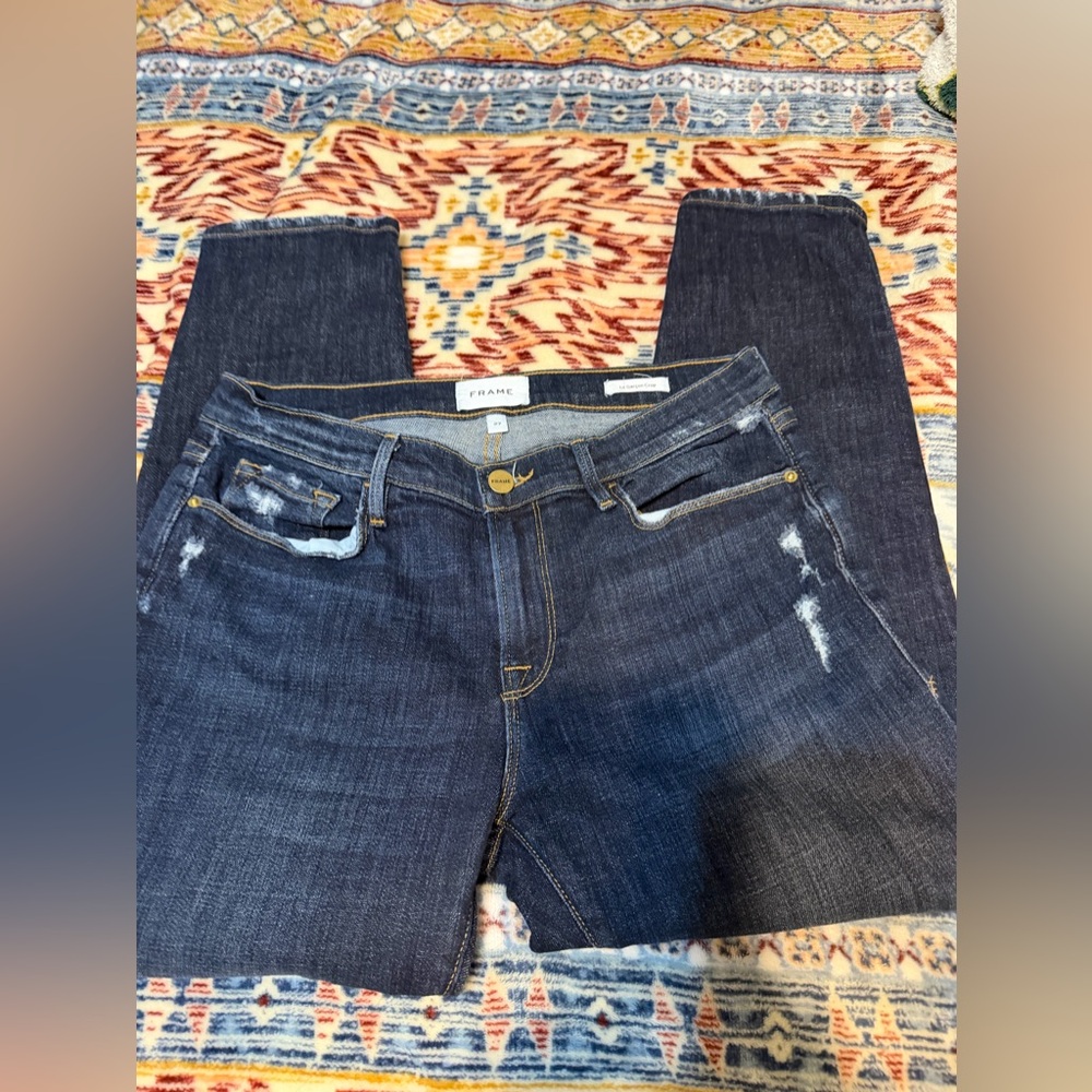 Frame Denim Women's Dark Blue Skinny Jeans